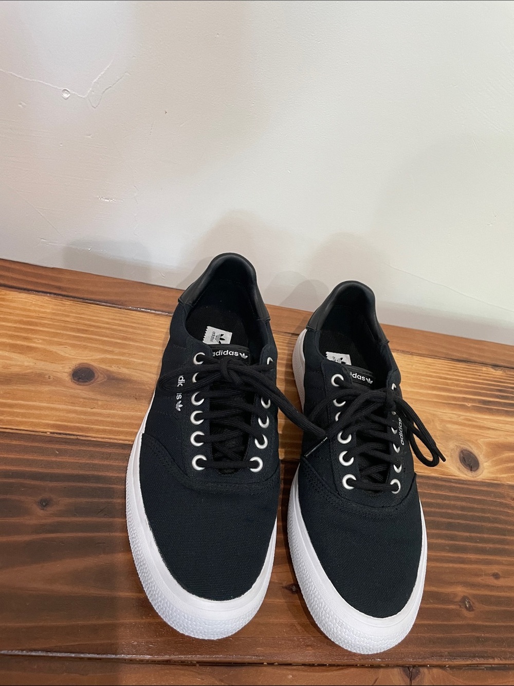 Adidas 3MC Core Black White Sneakers Men’s Sz 8 Skateboard Shoes Low Top G54662 - Picture 3 of 11